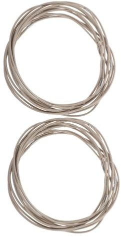 Homoyoyo 20pcs Elastic Microphone Mount Replacement Rubber Bands Vibration Shock Absorption Rings for Condenser Mic Holder Clamp Accessories Compatible with Streaming and Studio Recording