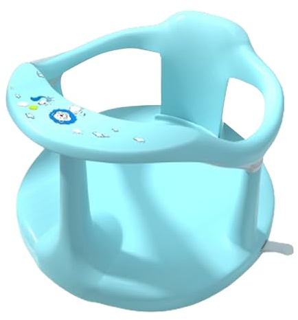 Sedia da bagno per bambini – Sedile sicuro per vasca da bagno, design antiscivolo, portatile durante l'alimentazione e il lavaggio, da bagno per bambini | Per
