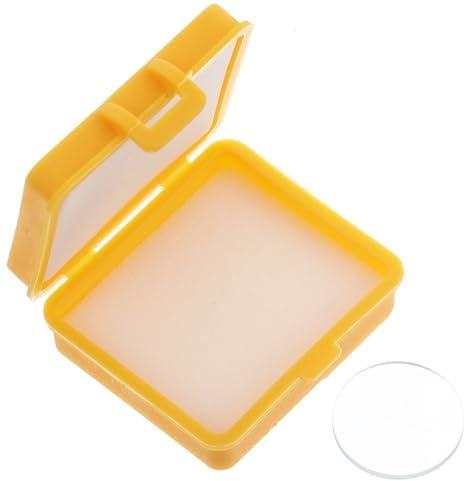 Beaupretty Micrómetro Ocular para Microscopio Multifuncional, Regla de Calibración de Cruz C7, Instrumento de Medición Precisa para Diapositivas, Accesorio Transparente Profesional