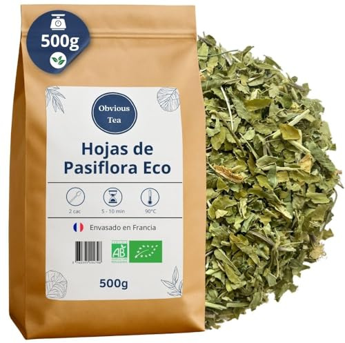 Passiflore Bio en Vrac - Herboristerie et Tisane Relaxante - Passiflora Edulis Sims - Aromatique - Agriculture Biologique - Conditionné en France (500 gr (250 Tasses))