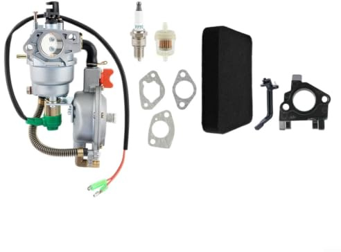 Dual-Fuel förgasarsats för LPG/naturgas-konvertering, 4,5–10 kW generatorer från för champion, för honda GX390/GX420, för predator och All Power America