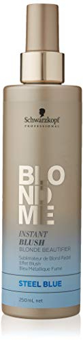 Schwarzkopf Professional BlondMe Instant Blush Stahlblau, 1er Pack (1 x 250 ml)