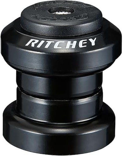 Ritchey Logic External Cups EC Headset, Anodized Black Finish, 1-1/8in