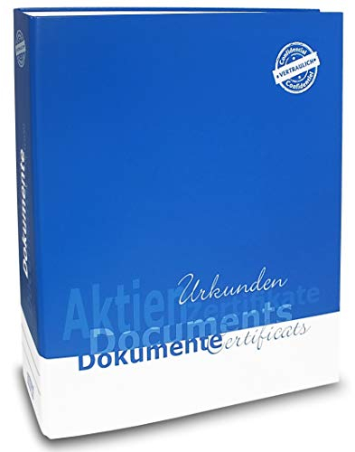 SAFE 4002 Dokumenten Ordner Familie DIN A4 - mit 4 Ringmechanik - Für alle Verträge & Diplome & Teilnahmebescheinigungen & Pässe & Siegerurkunden
