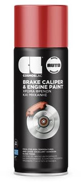 COSMOS LAC Spray Pintura Pinzas De Freno Y Motor Rojo N701 400 Ml