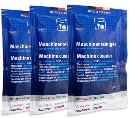 DL-pro 4 x Maschinenreiniger für Bosch Siemens 312194 00312194 Reiniger für Geschirrspüler Spülmaschine Geschirrspülmaschine