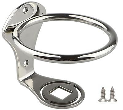 Boote Getränkehalter,Wandmontage Getränkehalter Schiff Yacht Getränkehalter aus Edelstahl für Auto Wohnmobil Schiff Yacht LKW