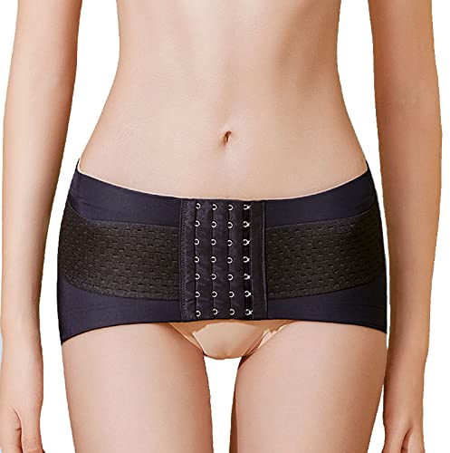 ZOUTYI Ceinture Articulaire Sacro-Iliaque Qui Soulage La Douleur Sciatique Pelvienne du Bas du Dos Et du Nerf Sacré De La Hanche Conception De Bande Antidérapante L'utilisation Quotidienne,Noir,L