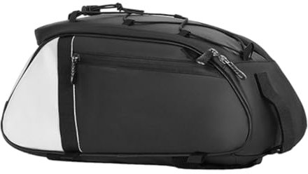 YiQinzcxg 12L Fahrradkoffer Satteltaschenträger Mit Reflektoren Wasserabweisende Fahrradtasche Für Fahrradträger