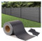 Outdoor Strips 19cm Wide Wetterfeste Paneele für Garten Terrasse Balkon Zäune 100% Wasserdicht Winddicht UV-Schutz Zaunlatten PVC (19.0x500.0 cm)