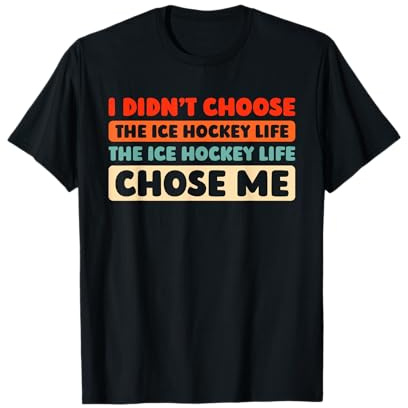 Retro Hockey sobre Hielo Stick - Equipo Vintage Patinador Camiseta