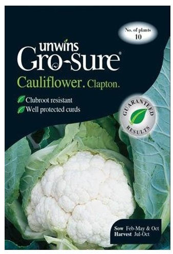 Unwins Cauliflower Clapton F1 Seeds