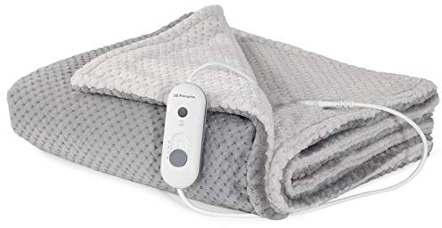Orbegozo MAH 2050 – Manta térmica, 3 niveles de temperatura, calentamiento rápido, protección contra sobrecalentamiento, apagado automático, 200x170cm, 120 W