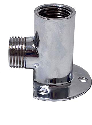 Soytich Wandscheibe und Wandarm in Verschiedene Varianten/länge Zulaufarm Wandanschluss., Form und Länge:Wandscheibe02 1/2AG auf 1/2IG