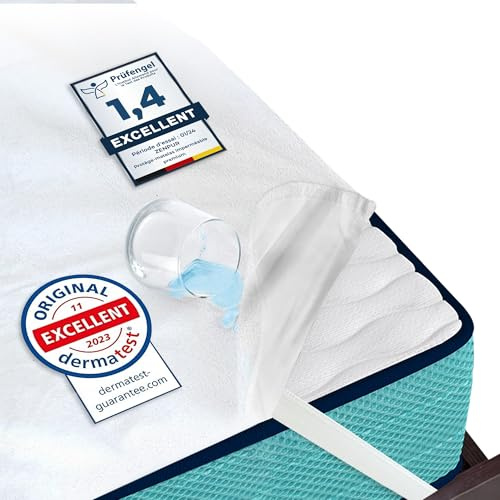 ZenPur Madrasskydd 180 x 200 cm – Ventilerande och Vattentätt – Oeko-TEX Standard 100 Certifierat – Fuktskydd och Inkontinensunderlägg – Tvättbart