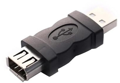 hero-s Adattatore convertitore Firewire IEEE 1394 da 6 Pin Femmina a USB per Disco Scanner per Fotocamera Digitale Stampante