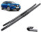 Scheibenwischer vorne, kompatibel mit Nissan Qashqai J12 2021–2024, Windschutzscheibe, Windschutzscheibe, Fenster, Auto, Regenbürsten, 26 Zoll + 17 Zoll