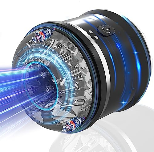 Automatic Male Masturbator Men Sex Toys Dual Open-Ended Pocket Vibrator Adult Mastuabors Penis Massager with 10 Intense Frequency Ribbed 3D Tunnel Sex Toys4mens