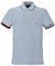 Tommy Hilfiger Herren Flag Cuff Slim Fit Polo Mw0Mw38458 S/S Poloshirt, Blue (Breezy Blue), L