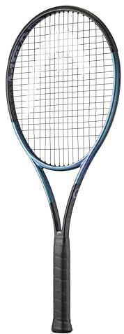 HEAD Gravity MP 2025 Tennis Racquet - Advanced Players, Strung Mid Tension with Velocity 16G String - 4 3/8 Grip