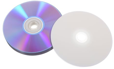 OFFSCH 10 Piezas Unidades Discos DVD-r Grabables para Almacenamiento Digital Compatibles con Grabadoras CD DVD para Música Vídeo y Archivo Telefónico Alta Capacidad para Copias de