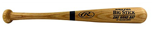 Rawlings | BIG STICK One Hand Training Bat | Baseball/Softball | 22” Pro Grade Ash