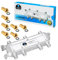 Amplificateur de signal satellite - Kit diviseur HB-DIGITAL avec fiches F plaquées or.