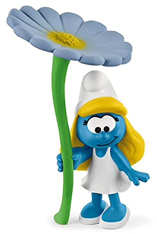 Schleich 20828 Figura de Juguete - Pitufina con Flor (The Smurfs™)