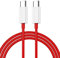 Warp Charge 65W para OnePlus Nord 2 8T 9 9 Pro, TITACUTE USB C a USB C Warp Dash Charge Cable 2M USB C Cable PD Cable de Carga Compatible con Samsung Galaxy S21 Ultra S20 FE, Pad Air 2020, Dell XPS 15