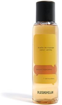 Platanomelón - Aceite para masajes sensuales - (Aceite de masaje besable Vainilla)