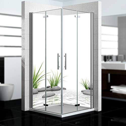 dedeco Pannello posteriore doccia impermeabile con motivo Zen V1, vernice UV lucida, 2 x 100 x 200 cm, come parte posteriore del bagno per la sostituzione delle piastrelle, come parete decorativa,