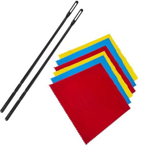 Varilla de limpieza de flauta y paño limpiador de instrumentos musicales, hisopos, paño de pulido, limpiadores de instrumentos musicales