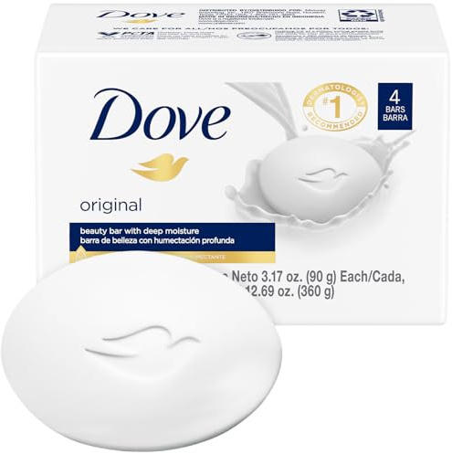 Dove Original Beauty Cream Soap Bar 100 g (Pack of 4)