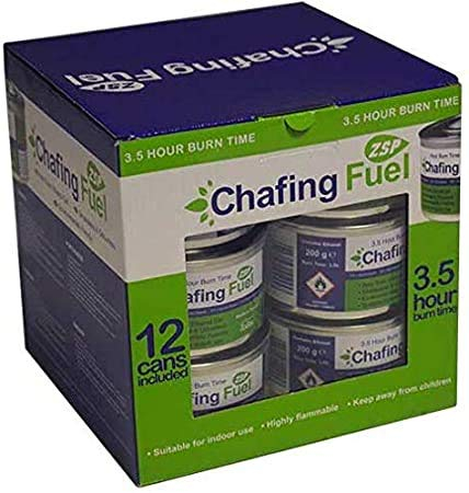 12 x 3.5 Hour Chafing Dish Fuel Gel Cans (12 Tins pack)