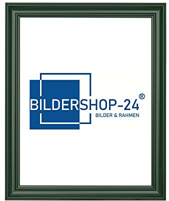 Bildershop-24 Bilderrahmen Vintage Retro Barockrahmen Athen 13x18cm Tannengrün Dunkel Grün