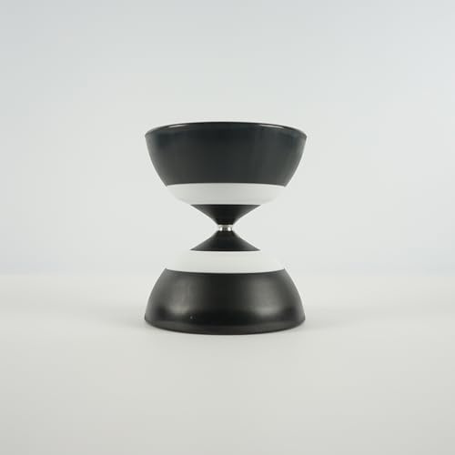 SUNDIA EVO Series - Professional Fixed Axle Diabolo for Special Tricks and Precise Control, High Performance for All Tricks and Levels - Beginners to Pros, Juggling Chinese Yoyo - Black