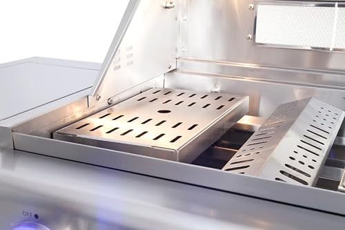 trends4cents Edelstahl Smokeboxx® 18x31x3 cm für Allgrill Chef-Serie, EXTREM, Ultra und OUTDOORKÜCHE: Aromatisieren Sie Ihr Grillgut mit Räucherchips oder Mehl