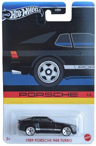 Mattel Hot Wheels 1989 Porsche 944 Turbo, Porsche Series 3/6 [Black]
