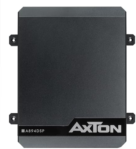 Axtion A894DSP - Amplificador de 8.1 canales con DSP y procesador de sonido digital, control de teléfono móvil, transmisión Bluetooth y audio Hi-Res
