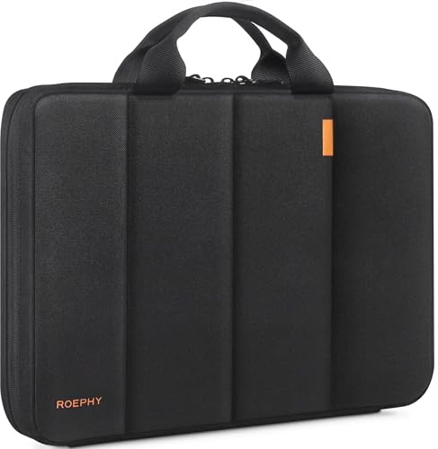 ROEPHY 14 Pouces Housse pour Ordinateur Portable Sac Ordi Pochette Tablette pour 14 Acer Chromebook/Lenovo IdeaPad ThinkPad/HP Pavilion EliteBook / 15 Pouces MacBook Air M4 M3 M2 / Dell, Noir