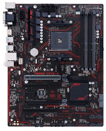 WLTDYZZLDN Scheda Madre Fit for ASUS Prime X370-A X370 ATX AM4 Supporta Ryzen 5/7/9 5800X3D 5800X 5600X CPU DDR4 (64 GB) (OC) 2 × PCI HDMI M.2 Motherboard