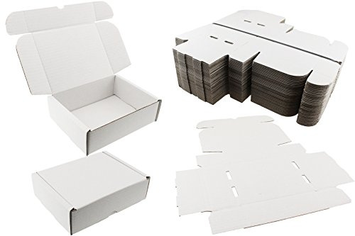 10 x WHITE SHIPPING BOXES POSTAL MAILING GIFT WEDDING PACKET SMALL PARCEL CARDBOARD ☆ SIZE: 18cm x 14cm x 6cm ☆ 7 x 5.5 x 2.25 FAST DELIVERY