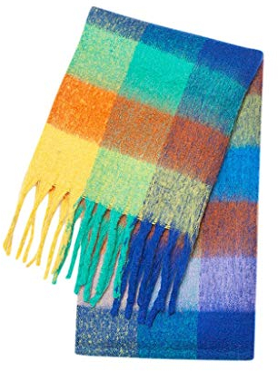 Zilosconcy Schal Dünn Schwarz Herren Strickschal Rot Bunt Damen Loop Sommer Winterschal Beige, Braun XXL Weihnachtsschal Deckenschal Kaschmir