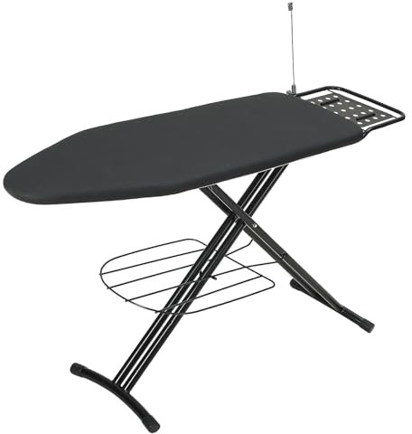 Ironing Board 48x15 in, RAINHOL Black Large Full Size Iron Board