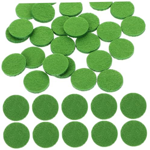 EXAOMBLE 200piezas Almohadillas De Difusor De Reemplazables para Aromaterapia Pads De Esenciales para Collar Difusor De Oscuro