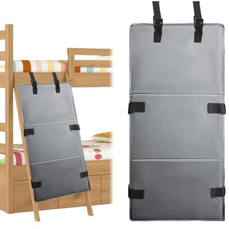Couverture D'échelle de Lit Superposé pour Enfants, 78x38cm Housse D'échelle pour Lit Superposé, Pliable avec Boucles Réglables, Protection D'échelle pour Lit Superposé, Empêche L'escalade