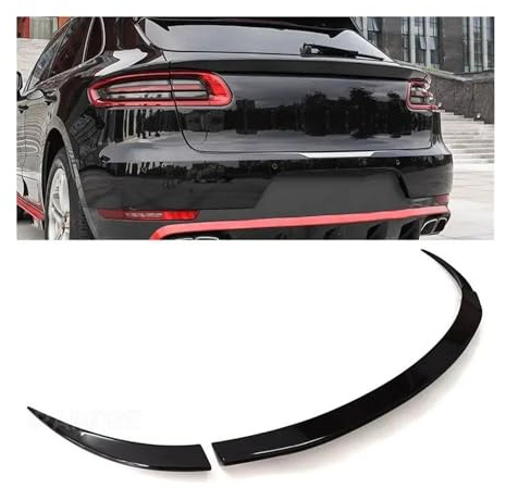 Per Porsche Per Macan 2014 2015 2016 2017 2018 2019 2020 2021 2022 2023 Spoiler Posteriore Ala Pinna Di Coda MENSUNUBNM(14-17 Gloss black)