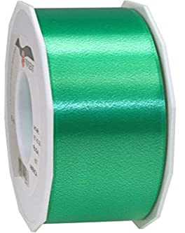 C.E. PATTBERG Cinta regalo color verde, 91 m de cinta embalar para rizar, 40 mm ancho para manualidades, decoración y envolver regalos para cualquier ocasión