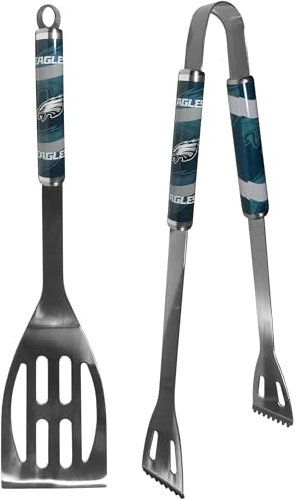NFL 2 pc Set de barbacoa de acero - F2BQ065, Verde