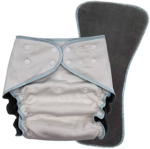 EcoAble Fitted Diaper with Insert for Big Kids, Age 6–16 | Special Needs Absorbent Briefs for Incontinence & Bedwetting (Junior 2)